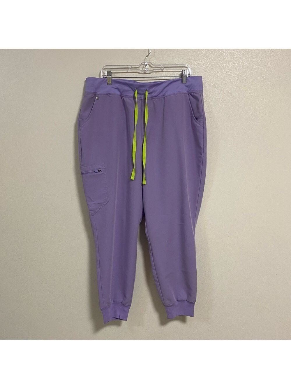 Figs Scrub Joggers Women’s Size XXL Petite Lavender Drawstring Medical Scrubs